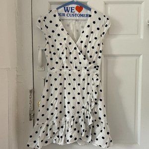 J.Crew polka dot dress